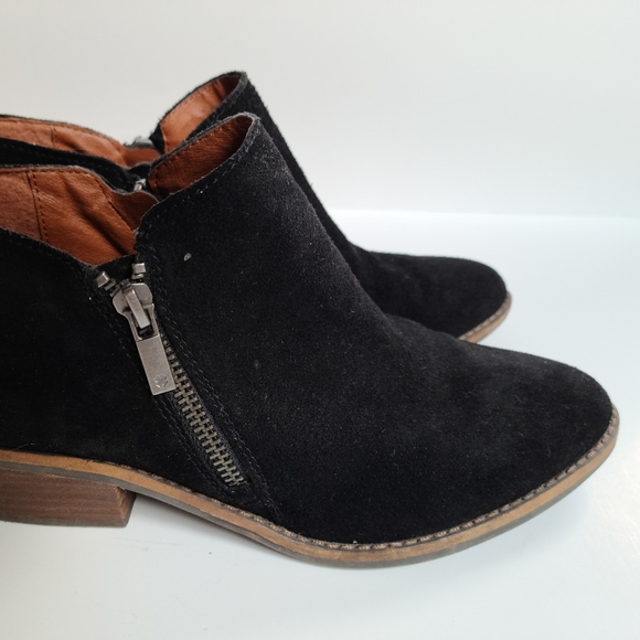 Lucky Brand Finesse Ankle Booties with double zipper. - Picture 2 of 10